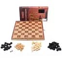 Шахматы деревянные S2416 3 в 1