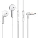 Навушники з мікрофоном Celebrat G6 вкладиші пластикові білі