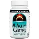 Аминокислота Source Naturals N-Acetyl Cysteine 1000 мг 60 таблеток
