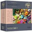 Пазл Trefl деревянный фигурный Цветные коктейли 500+1 эл. (20154)