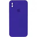 Чохол Epik Silicone Case Square Full Camera Protective AA для Apple iPhone X/XS 5.8 Фіолетовий/Ultra Violet