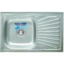Кухонная мойка Рlatinum 8050 R из нержавеющей стали 0.7 мм прямоугольная 80x50 см полированная (000000559)