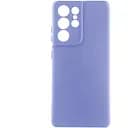 Чехол TPU GETMAN Liquid Silk Full Camera для Samsung Galaxy S22 Ultra Сиреневый / Dasheen