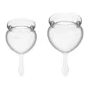 Менструальні чаші Satisfyer Feel Good 2 шт. прозорі