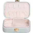 Скринька-органайзер для прикрас Yiwu з накидним замком 12x7.5x4 см евкаліпт HP-5-34GR