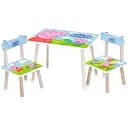 Детский столик Bambi Свинка Пеппа M 501-15 деревянный с двумя стульчиками