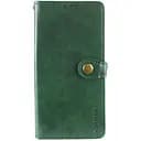 Кожаный чехол-книжка Getman Gallant (PU) для Samsung Galaxy S24 Ultra Зеленый