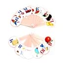 Віяло Українські літери Абетка з картинками