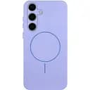 Чехол Lakshmi Silicone Cover Full Camera (AA) with MagFit для Samsung Galaxy S24 FE Сиреневый / Dasheen