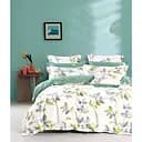 Комплект постельного белья Soho Elle Twigs Green Евро 200x230 см бело-зеленый (A130212)