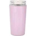 Термокружка 300 мл с крышкой на защелке, розовый Happy Life HP155P