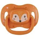 Пустышка Canpol babies Cute Animals силиконовая симметричная 0-6 мес. оранжевая (34/924_ora)