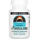 Аминокислота Source Naturals L-Phenylalanine 500 мг 100 таблеток