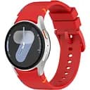 Ремінець для Samsung Galaxy Watch 6 40mm 6 44mm - червоний ширина кріплення 20мм силікон Watchbands Seven (W49-6WB17057579)