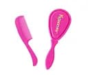 Щітка та гребінець для волосся Курносики, рожевий (7070 рож)