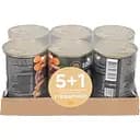 Корм влажный для взрослых собак всех пород Savory Dog Gourmand Duck паштет с уткой набор 5+1, 400 г 