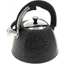 Чайник Edenberg EB-3541W со свистком нержавеющая сталь с мраморным покрытием 3 л черный