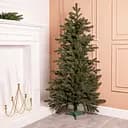 Лита штучна ялинка зелена 120 см на пластиковій підставці Lugi SOK-M-D-4