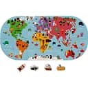 Игрушка для купания Janod Пазл Карта мира J04719