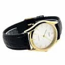 Наручний кварцевий годинник для чоловіка на чорному шкіряному ремінці Японія Casio MTP-1154Q-7AEF (модуль