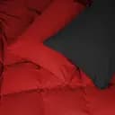 Комплект постельного белья MirSon Фланель Black-Red 110х140 см черно-красный (2200009656507)