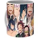 Кружка GeekLand Demon Slayer Kimetsu no Yaiba Рассекающий демонов клинок KY.02.15 330 мл белая