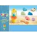 Песочный набор RT 322-9 с ведерком, лопаткой, формочками и мельницей для игры в песочнице, на пляже и дома
