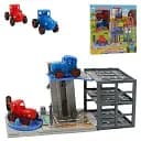 Ферма Синій трактор, підіймач, 3 поверхи, 2 трактори, 27.5x6x28.5 см