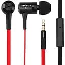 Навушники Awei ES-120i металевий корпус червоні