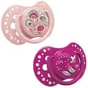Пустышка силиконовая Lovi Folky, симметрическая, 3-6 мес., 2 шт. (22/842girl)