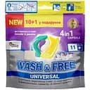 Капсули для прання Wash&Free Жасмин та лаванда з марсельським милом 10+1 шт.