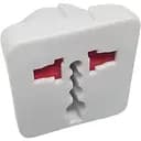 Адаптер 2E 4you мережевий з англійської американської вилки на нашу розетку