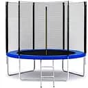 Батут Sky Jump 10ft із зовнішньою сіткою 312 см синій