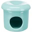 Домик для грызунов Trixie, керамический, бирюзовый, 12х10 см