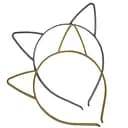 Обідок для волосся "Вушка" 0106-205, 12 штук