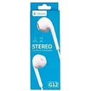 Навушники-вкладиші Celebrat G12 дротова гарнітура з мікрофоном біла