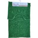 Набор ковриков для ванной Vezzer 60х90 и 50х40 см зеленый (VZ2038Green)