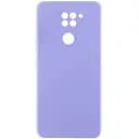 Чохол Silicone Cover Lakshmi Full Camera (AAA) для Xiaomi Redmi Note 9 / Redmi 10X Бузковий / Dasheen