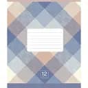 Зошит учнівський Школярик Plaid pattern 018-3345K-4 в клітинку 18 аркушів