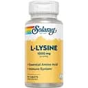 Аминокислота Solaray L-Lysine 1000 мг 90 таблеток
