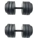 Гантелі складальні Newt Rock Pro композитні в пластиковій оболонці 2 шт. по 19 кг NE-PL-G-019-2