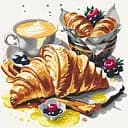 Картина по номерам "Французский завтрак" 12027-AC 40х40 см