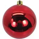 Новорічна куля Yes! Fun 30 cм червона глянець
