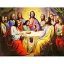 Алмазна мозаїка Josef Otten Таємна вечеря Ікона на підрамнику 50x40 см (1305892171)