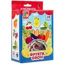 Набор магнитов Vladi Toys Мой маленький мир на магнитах Овощи, фрукты VT3106-11 (укр)