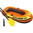 Лодка для рыбалки Intex Explorer 58331 в комплекте весла + насос 185х94х41 см