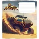 Зошит учнівський Monster cars Школярик 012-3243L-5 у лінію 12 аркушів
