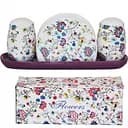 Набор для специй SnT Цветочный шелк, 4 предмета (6912-10)