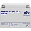 Акумуляторна батарея LogicPower LPM 12V 26AH (LPM-MG) AGM мультигель