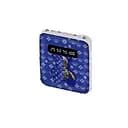 УМБ Power Bank 5000mAh повербанк с экраном и фонариком 4 в 1 Bearbrick Blue (16132)